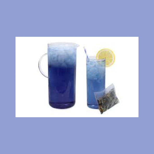 Blue Mango Butterfly Pea Herbal Iced Tea, 6 Pouches