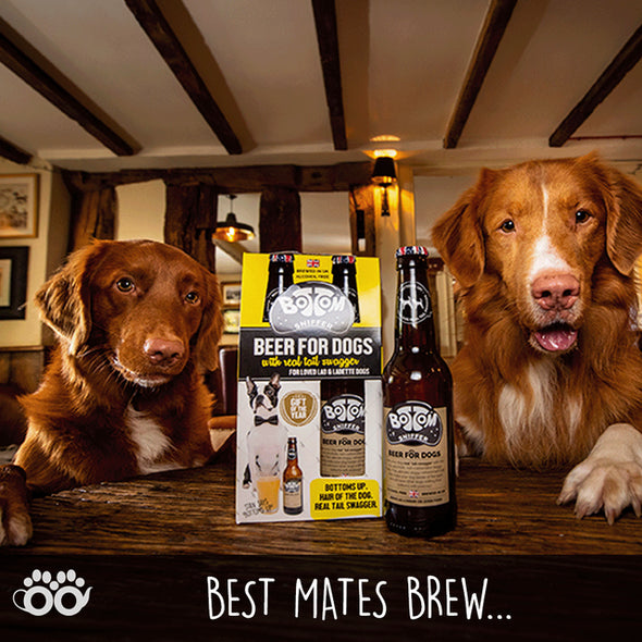 Bottom Sniffer Beer For Dogs - Duo Pack (Non-Alcoholic)