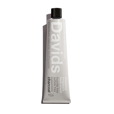 Davids premium toothpaste  /  charcoal+peppermint