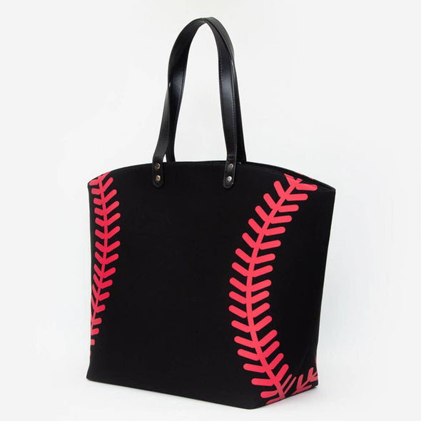 Baseball Stitch Large Tote Bag