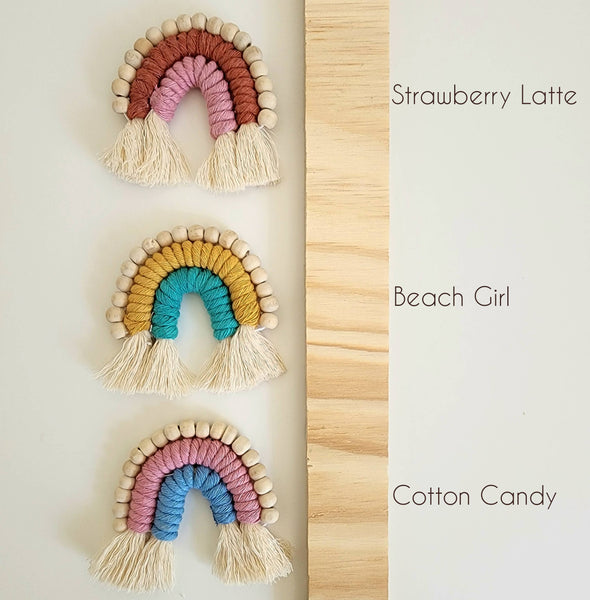 Rainbow Car Vent Clips with Essential Oil Diffuser Beads