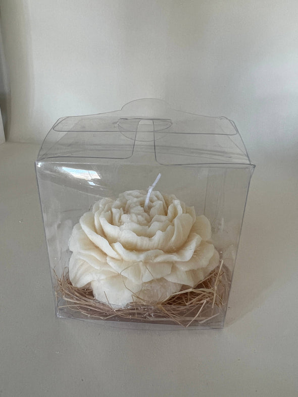 Peony Flower Candle