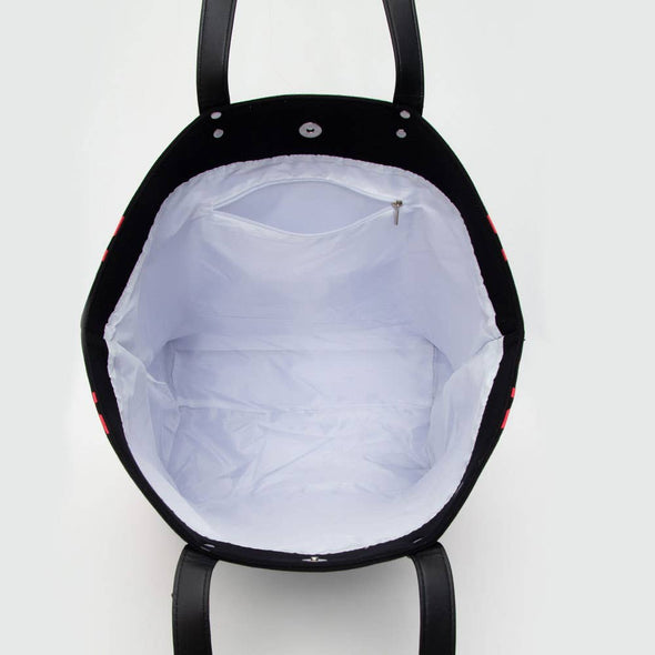 Baseball Stitch Large Tote Bag