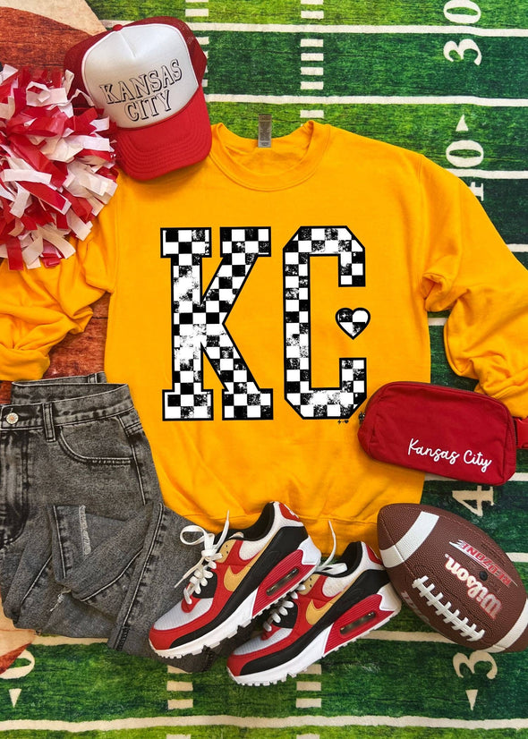 KC Checkered Sweatshirt